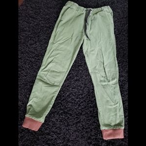 Men's Dirty Robber's Denim Co. Green Joggers-M